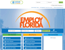 Tablet Screenshot of employflorida.com
